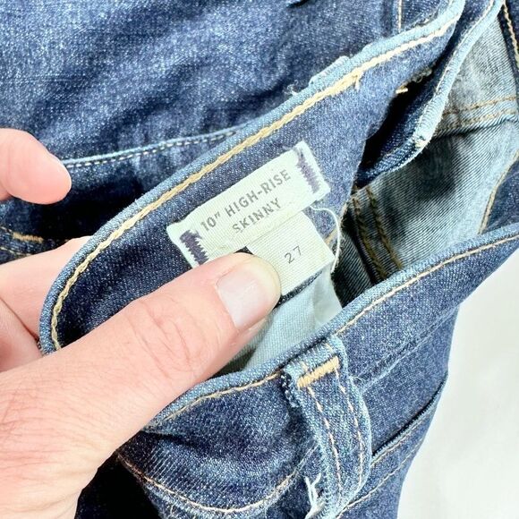 Madewell 10” highrise skinny jean 27 - Picture 6 of 9